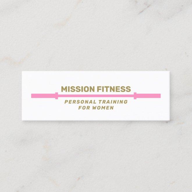 Pink Barbell Fitness Personal Trainer  Business B Mini