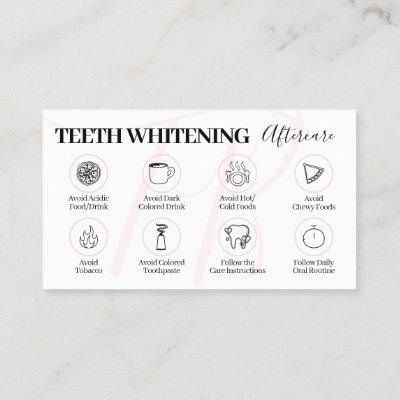 Pink Beauty Teeth Whitening Aftercare Tips