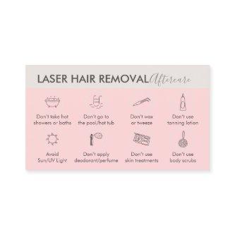 Pink Beige Laser Hair Removal Aftercare