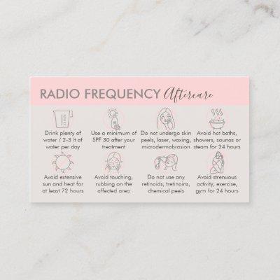 Pink Beige Radio Frequency Skin Tighten Aftercare