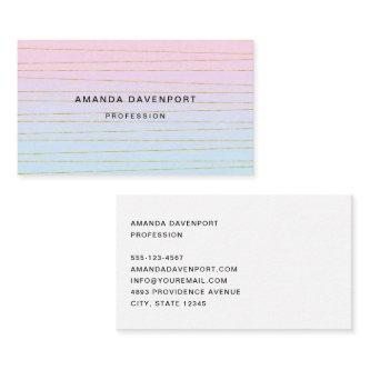 Pink Blue Pastel Gradient with Gold Lines