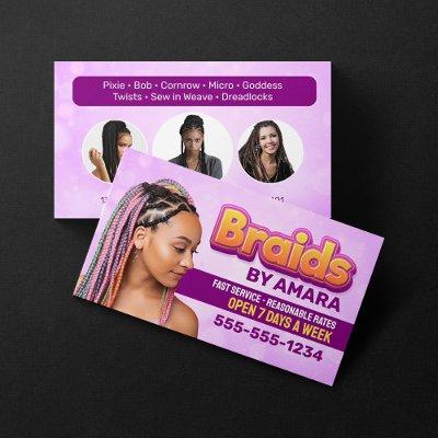 Pink Braids Salon African Hair Braiding Hair Style