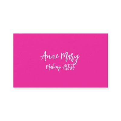 Pink Bright Makeup Artist Beauty Hair Salon Girly