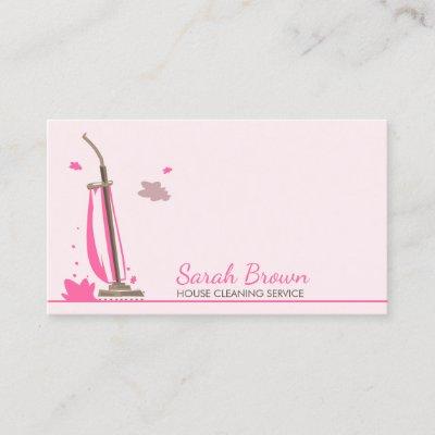 Pink Brown Scheme Vacuum Cleaner House Cleaning