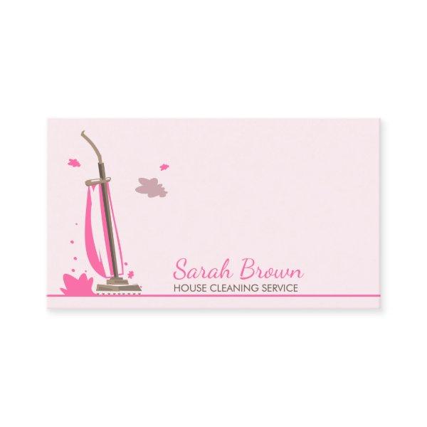 Pink Brown Scheme Vacuum Cleaner House Cleaning