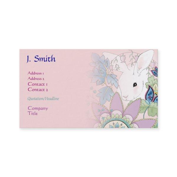 Pink Bunny Business/Profile Cards