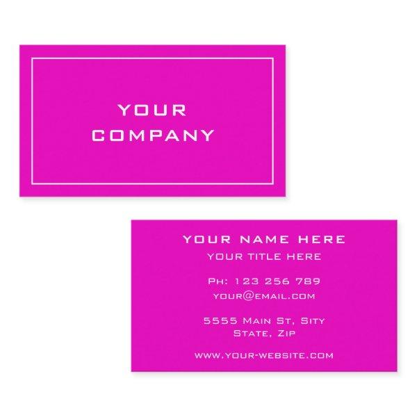 Pink  Your Colors Font Name Text Info