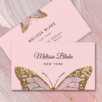 pink butterfly design