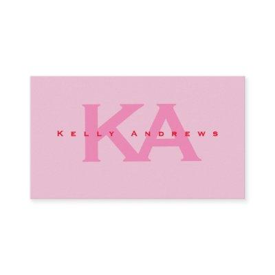 Pink Calling Card