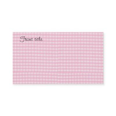 Pink Checkerboard Fabric Background Template