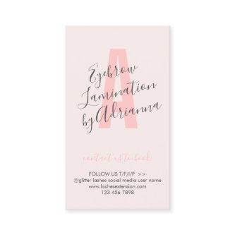 Pink Color Lamination Aftercare Advices