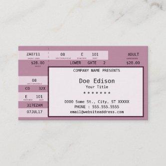 pink concert ticket