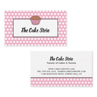 Pink Cupcake & Polka Dot, Cake Maker, Cake Store