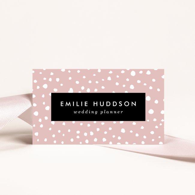 Pink Dalmatian Spots, Dalmatian Dots, Dotted Print