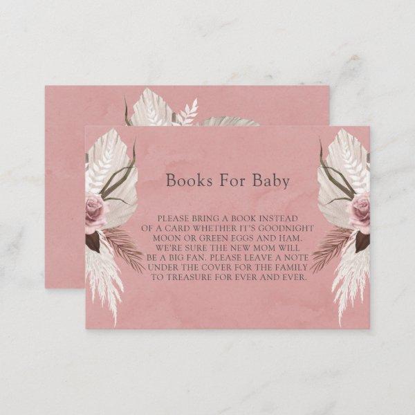 Pink Dried Floral Tropical Girl Books For Baby