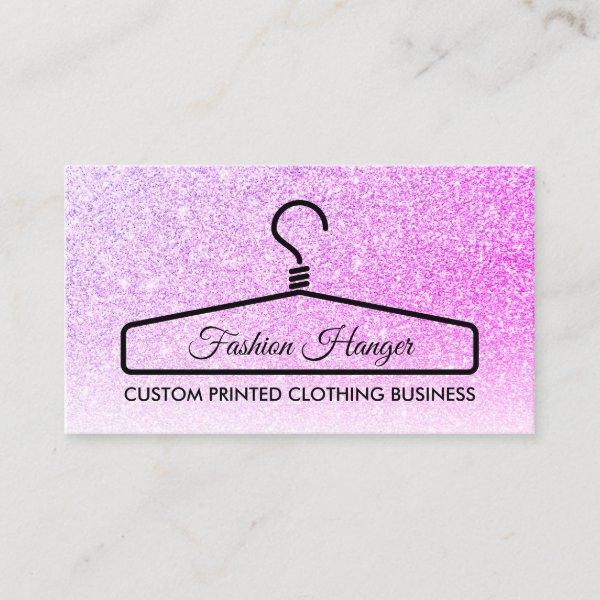 Pink Elegant Clothing Cheap Hanger Calling Card