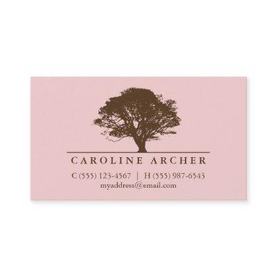 Pink eternal oak tree elegant style nature