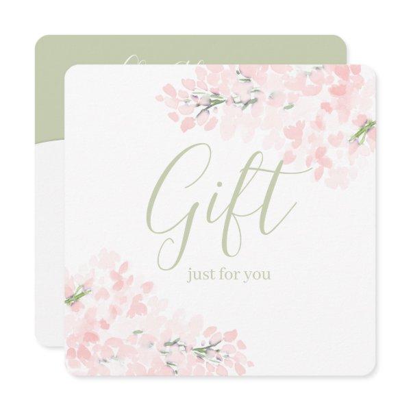 Pink Floral Blossoms Gift Certificates