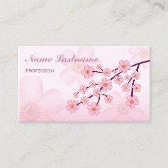 Pink Floral Sakura Cherry Blossom Tree Branch