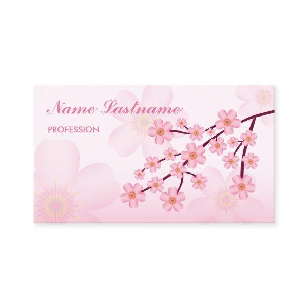 Pink Floral Sakura Cherry Blossom Tree Branch