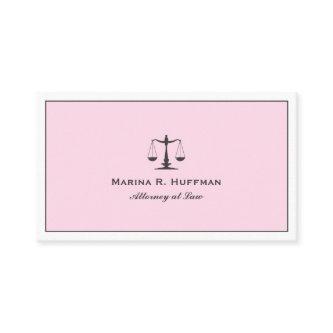 Pink Frame  Attorney  Justice Scale Professional