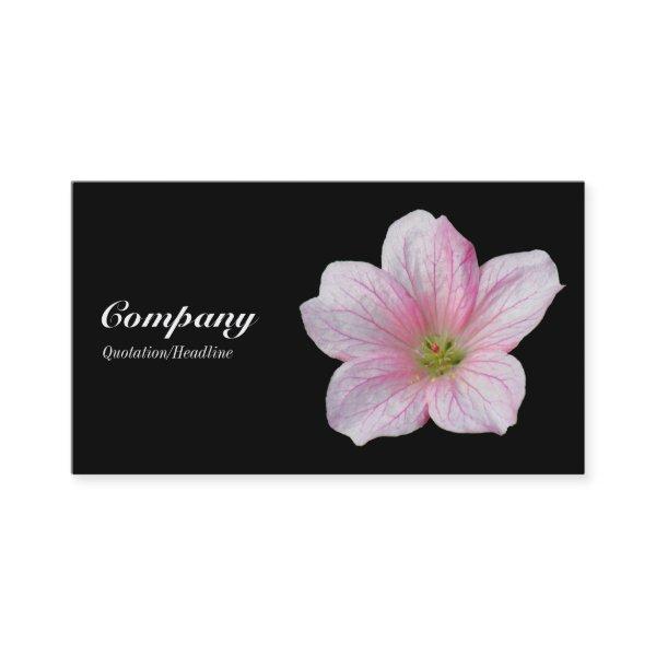 Pink Geranium - Black