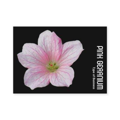 PINK GERANIUM - Black