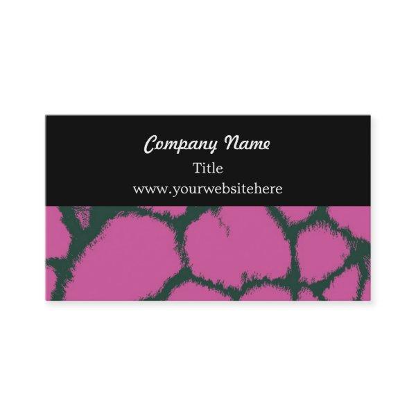Pink Giraffe Fur Pattern
