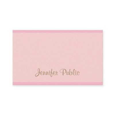 Pink Gold Script Modern Calligraphed Template