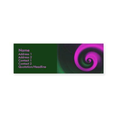 Pink Green Spiral Mini