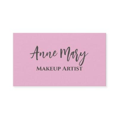 Pink Grey Makeup Artist Beauty Hair Salon Custom