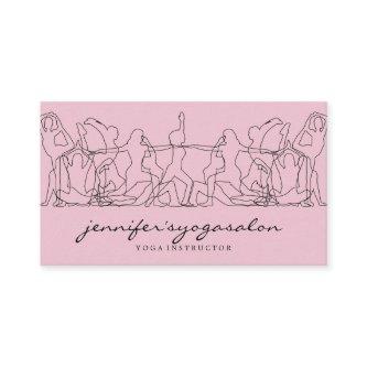 Pink gym yoga blogger
