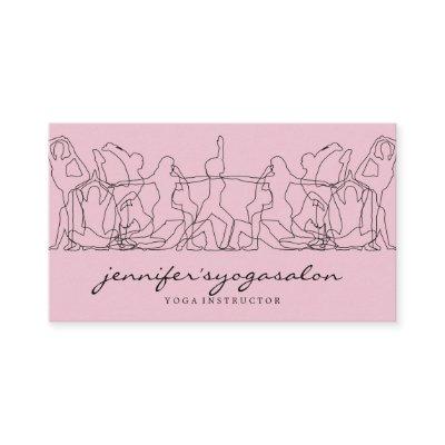 Pink gym yoga blogger