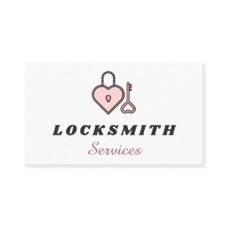 Pink Heart Lock & Key Locksmith Services Pretty