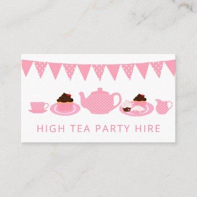 Pink High Tea Party Supply Event Hire