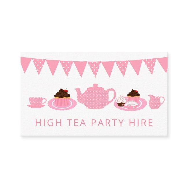 Pink High Tea Party Supply Event Hire