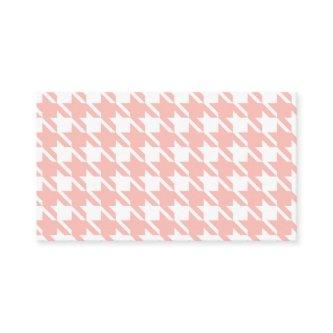 Pink Houndstooth