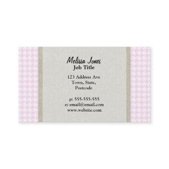 Pink Houndstooth pattern