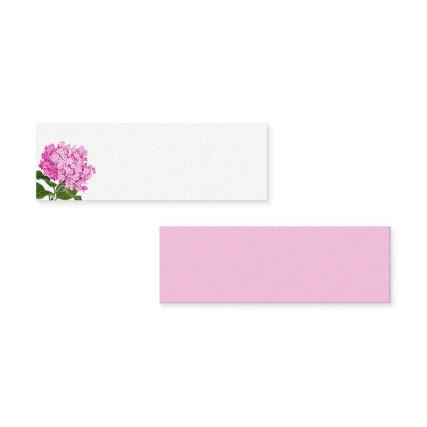 Pink Hydrangea Blank Place Card