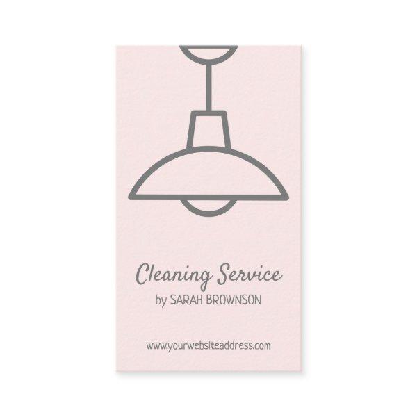 Pink Interior design light lamp