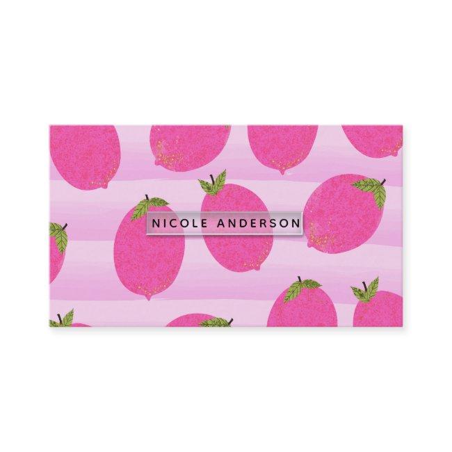 Pink Lemons Lemonade Summer Fruit Fun Bright