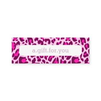 Pink Leopard Animal Print Pattern Discount Gift Mini