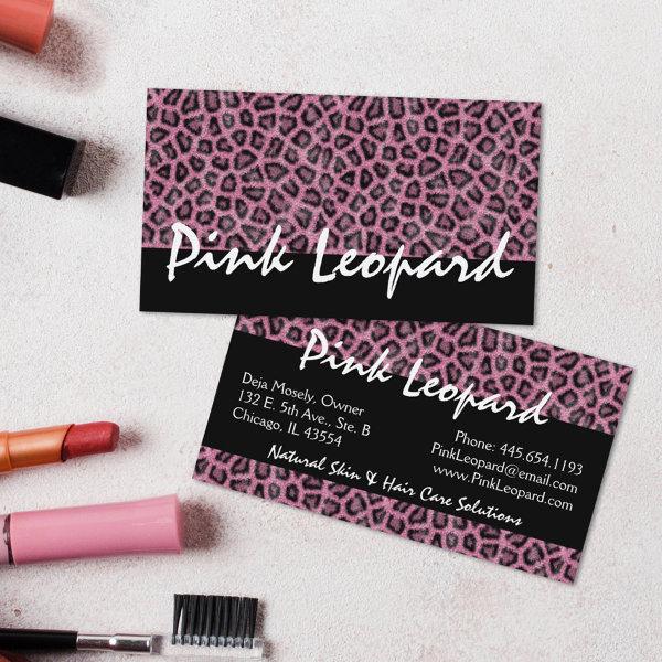 Pink Leopard Print Trendy Fur Pattern Wild Animal