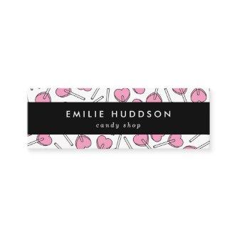 Pink Lollipops, Heart Lollipops, Lolly, Candy Shop Mini