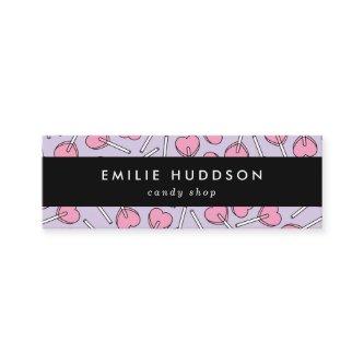 Pink Lollipops, Heart Lollipops, Lolly, Candy Shop Mini