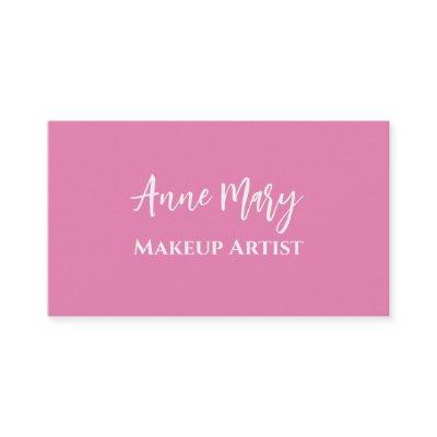 Pink Makeup Artist Beauty Hair Salon Custom Girly