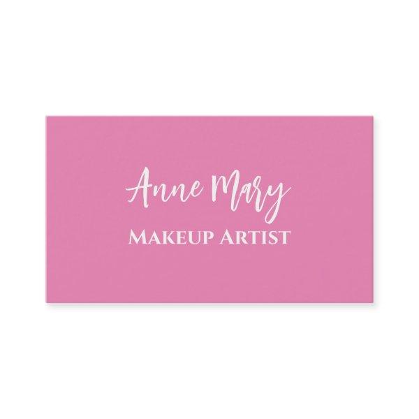 Pink Makeup Artist Beauty Hair Salon Custom Girly