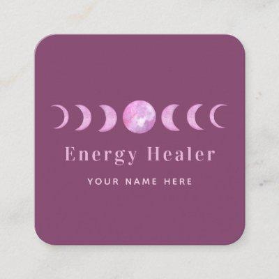 Pink Moon Phases Lunar Energy Healer Spiritual Square