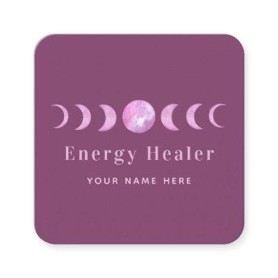 Pink Moon Phases Lunar Energy Healer Spiritual Square