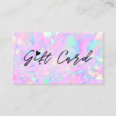 pink opal inspired gift card